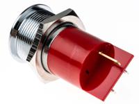 212-064 RS PRO Red Panel Mount Indicator, 48 → 65V dc, 22mm Mounting Hole Size