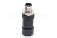 m12a-04bmmb-sl7001 Amphenol Industrial, 4 Contacts, M12 Connector, Plug, Male, IP67, M Series