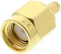 j01150r0011 Telegartner, Plug Cable Mount SMA Connector, 50Ω, Crimp Termination, Straight Body