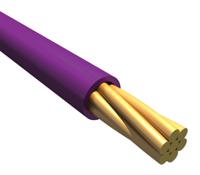 1855-vi005 Alpha Wire Hook-up Wire PVC Series Purple 0.33 mm² Hook Up Wire, 22 AWG, 7/0.25 mm, 30m, PVC Insulation, 1855 VI005