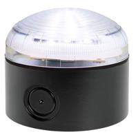 222-2456 RS PRO Clear Steady Beacon, 12 V ac/dc, 24 V ac/dc, Screw Mount, LED Bulb, IP66