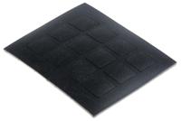302-3107 RS PRO Square Polymer Non Slip Pad 20.5mm width x 20.5mm length x 3mm height