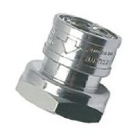 2272-12-21 Legris Brass Pipe Fitting, Straight Threaded Coupler, Female G 1/2in