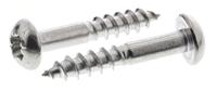 483-3012 RS PRO Pozidriv Round Stainless Steel Wood Screw, A2 304, 3.5mm Thread, 20mm Length