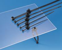 150-31090-t30rft6lg-pa66hspa66hirhs-bk HellermannTyton Cable Tie, Releasable, 150mm x 3.5 mm, Black PA 6.6 Heatstabilised, Pk-500