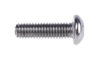 232-8142 RS PRO Stainless Steel Hex Socket Button Screw, ISO 7380, M3 x 8mm