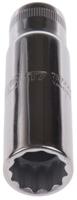 7805dm-17 Bahco 1/2 in Drive 17mm Deep Socket, 12 point, 82.6 mm Overall Length