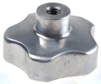 478-422 RS PRO Silver Multiple Lobes Clamping Knob, M6, Threaded Through Hole