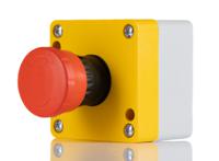 242-0845 RS PRO Twist Release Emergency Stop Push Button, Surface Mount, 2NC, IP65