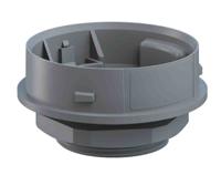 26070004 Werma IP66 Rated Grey Mounting Base
