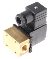 125303 Burkert Solenoid Valve , 2 Port, NC, 110 V ac 6.35 mm, 6.35 mm