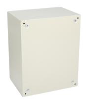 842-8447 RS PRO Steel Wall Box, IP66, 500 mm x 400 mm x 300mm