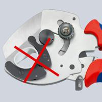 90-25-40 Knipex Pipe Cutter 25 mm, Cuts Plastic