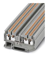 3209580 Phoenix Contact PT 2.5-QUATTRO RD Series Red Feed Through Terminal Block, 0.14 → 4mm², Single-Level, Push In