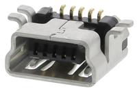 ux60sc-mb-5st Hirose Right Angle, SMT Type B 2.0 USB Connector
