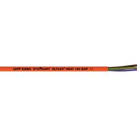 0046006 Lapp ÖLFLEX HEAT 180 SiHF Control Cable, 7 Cores 0.75 mm² 18 AWG, 50 m, Unscreened Stranded, Red Silicone Sheath