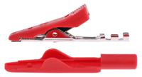 930318101 Hirschmann Test & Measurement Crocodile Clip, Brass, Bronze Contact, 8A, Red