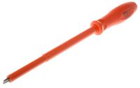 911-1124 ITL Insulated Tools Ltd Slotted Insulated Screwdriver, 10 x 1.6 mm Tip, 203 mm Blade, VDE/1000V, 317 mm Overall