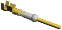 66597-2 TE Connectivity Type III+ Series Male Crimp Terminal, 18AWG Min, 14AWG Max