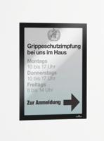 4872-01 Durable DURAFRAME® Black A4 Smooth and rigid Information Frame, 323mm Height, 236mm Width