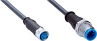 yf8u14-c60ua3m2a14-2096135 SICK Female 4 way Straight M8 to Male 4 way Straight M12 Connector Cable, 600 mm