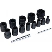 74nj-j10 SAM 13-Piece Metric 6 → 27 mm Rounded Nut Socket Set , 6 point