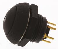 lp9-31231g22 Otto Illuminated Push Button Switch, Momentary, Panel Mount, SPDT, Green LED, 28V dc, IP68S