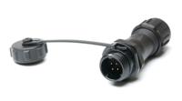 304-629 RS PRO Industrial Circular Connector, 4 Contacts, In-Line, SP11 Connector, Socket, Male, IP68, SP11 Series