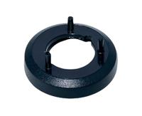 a7516000 OKW Black Potentiometer Knob Round Shaft, A7516000