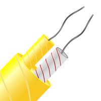 814-0064 RS PRO Type K Thermocouple Cable/Wire, 100m, Unscreened, Glass Fibre Insulation, +350°C Max, 1/0.315mm