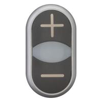 218145-m22-ddl-s-x4x5 Eaton RMQ Titan M22 Series Black Momentary Push Button, 22mm Cutout, IP66, IP67, IP69K