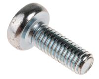 553-683 RS PRO Pozidriv M6 Pan Steel Machine Screws DIN 7985Z x 16.0mm