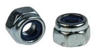 264-6421 RS PRO, Bright Zinc Plated Steel Hex Nut, DIN 985, M4