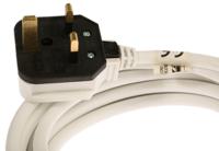 296-3650 RS PRO 4m 2 Socket Type G - British Extension Lead