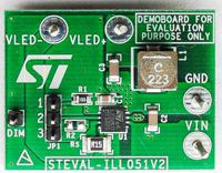 steval-ill051v2 STMicroelectronics STEVAL-ILL051V2, STEVAL LED Driver Evaluation Board for LED2000 for LED Driver