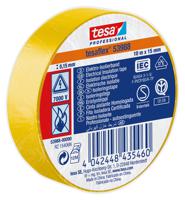53988-00090-00 Tesa 53988 Yellow Soft PVC Electrical Insulation Tape, 15mm x 10m