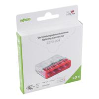 2273-204995-020 WAGO, 2273 Wire Splice Splice Connector, Clear Insulation, Tin 0.5 mm²