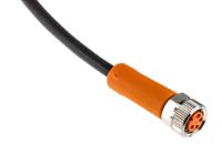 evc151 ifm electronic Straight Female 4 way M8 to Unterminated Sensor Actuator Cable, 5m