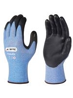sky90 Skytec Trigata Blue Polyurethane Work Gloves, Size 8, Polyurethane Coating