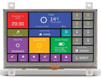 mikroe-2279 MikroElektronika MIKROE-2279 TFT LCD Colour Display / Touch Screen, 4.3in SVGA, 480 x 272pixels