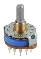 srrm433700 Alps Alpine, 3 Position 4P3T Rotary Switch, 250 mA, PC Pin