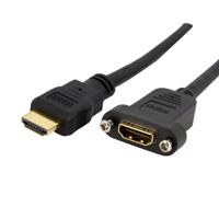 hdmipnlfm3 StarTech.com HDMI 1.4, 0.9m Female HDMI to Male HDMI High Speed 4K @ 30Hz