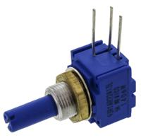 93r1a-r22-a13l Bourns 93 5kΩ Rotary Potentiometer 1-Gang, Panel Mount (Through Hole), 93R1A-R22-A13L