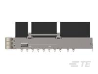 2342886-3 TE Connectivity QSFP Connector, Cage & Heatsink 3-Port 1-Position,