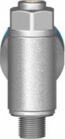 grlz-m5-qs-6-d Festo GRLZ Series Tube Flow Regulator, 6mm Tube Inlet Port x M5 Male Outlet Port, 193155
