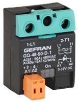 gq-50-24-a-1-1-230v50a Gefran GQ Series Solid State Relay, 50 A Load, Surface Mount, 230 V ac Load, 260V ac/dc Control