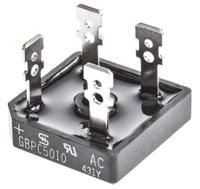 gbpc5010-t0 Taiwan Semiconductor Bridge Rectifier, 50A, 1000V, 4-Pin