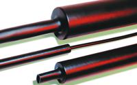 323-10190-mu47-196-po-x-bk HellermannTyton Heat Shrink Tubing, Black 19mm Sleeve Dia. x 1m Length 4:1 Ratio, MU47 Series