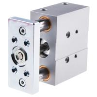 dfm-25-30-p-a-gf Festo Pneumatic Guided Cylinder - 170849, 25mm Bore, 30mm Stroke, DFM Series, Double Acting