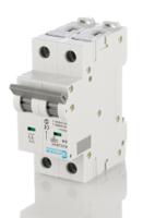 euc2p4c Europa EUC2P EUC MCB, 2P, 4A Curve C, 230V AC, 10 kA Breaking Capacity